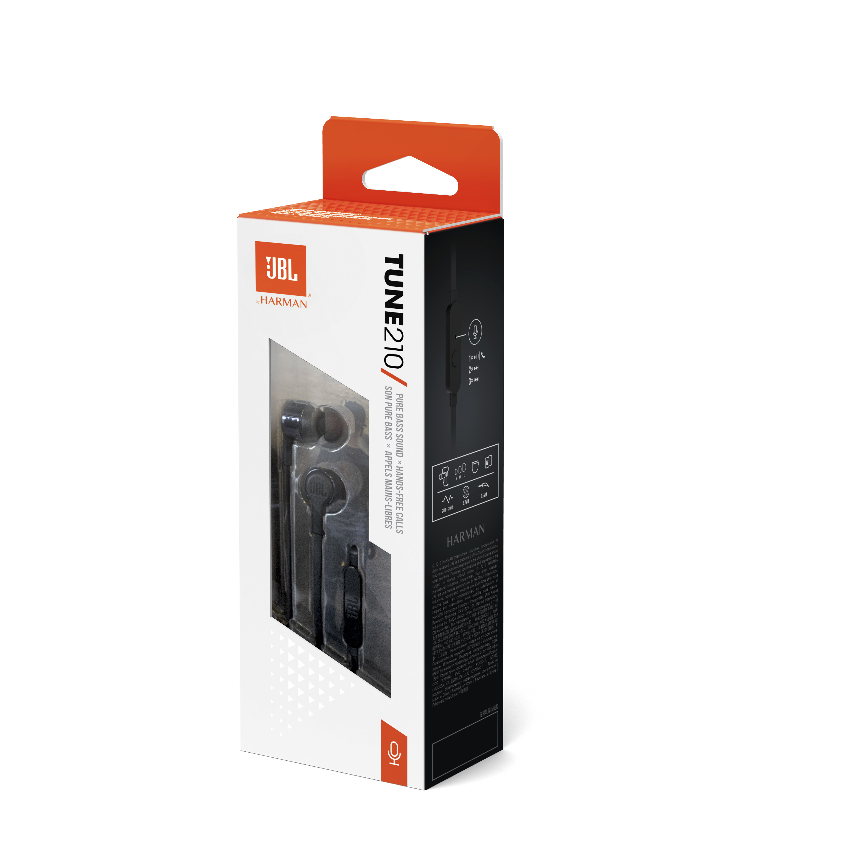 T210BLK - JBL Tune 210 Auricolare Cablato In-ear MUSICA Nero - Cuffie e  auricolari - Negozi Elettronica Roma - Radionovelli