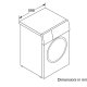 Bosch Serie 2 lavatrice Caricamento frontale 8 kg 1000 Giri/min Bianco 9