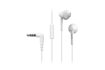 Panasonic RP-TCM55E-W - Cuffie In-Ear, microfono, bianche
