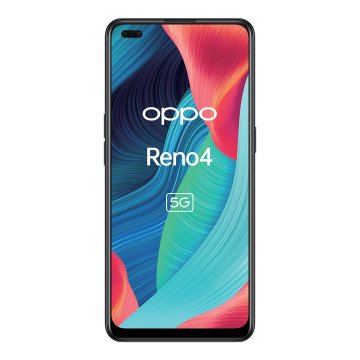 OPPO Reno Reno4 Smartphone 5G, 183g, Display 6.4" FHD+ AMOLED, 3 Fotocamere 48MP, RAM 8GB + ROM 128GB non Espandibile, Batteria 4025mAh, Ricarica SuperVOOC 65W, Dual Sim, [Versione Italiana], Space Bl