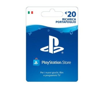 Sony Playstation Live Cards Hang 20 Euro Videogioco Cartolina