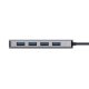 Trust Halyx Aluminium 4-Port USB 3.2 Hub USB 3.2 Gen 1 (3.1 Gen 1) Micro-B Grigio 4