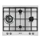 Smeg Renzo Piano PR64CC piano cottura Acciaio inox Da incasso 60 cm Gas 4 Fornello(i) 2