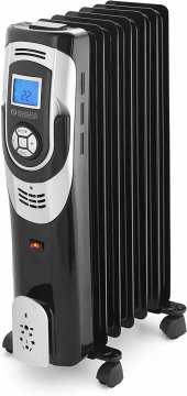 Olimpia Splendid Caldorad 7 Digital Interno Nero, Bianco 1500 W Riscaldatore ambiente elettrico a olio
