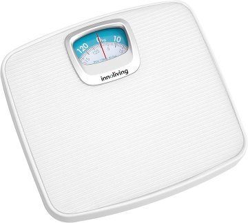 Innoliving INN-114 bilance pesapersone Rettangolo Bianco Bilancia pesapersone meccanica