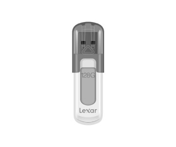 Lexar JumpDrive V100 unità flash USB 128 GB USB tipo A 3.2 Gen 1 (3.1 Gen 1) Grigio, Bianco