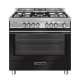Glem Gas ST965MBK cucina Elettrico Nero, Antracite, Acciaio inox 2