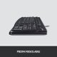 Logitech K120 Tastiera con Cavo per Windows, USB Plug-and-Play, Dimensioni Standard, Resistente agli Schizzi, Barra Spaziatrice Curva, Compatibile con PC, Laptop 4