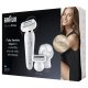 Braun Silk-épil 9 Flex 9-030 - Epilatore Elettrico Donna Bianco/Oro Con Testina Flessibile Per Un’Epilazione Più Semplice 11