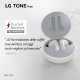 LG TONE Free FN6 White Cuffie Bluetooth True Wireless con custodia UVnano 12