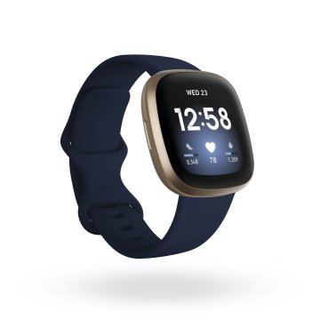 Fitbit Versa 3 AMOLED Digitale Touch screen Oro Wi-Fi GPS (satellitare)