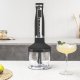 Cecotec PowerGear 1500 XL Mash Pro Frullatore ad immersione 1500 W Nero, Acciaio inox 7