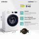 Samsung WW8NK62E0RW lavatrice Caricamento frontale 8 kg 1200 Giri/min Bianco 3