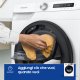 Samsung WW8NK62E0RW/ET lavatrice slim a caricamento frontale Addwash™ 8 kg Classe C 1200 giri/min, Porta nera old + panel nero 5