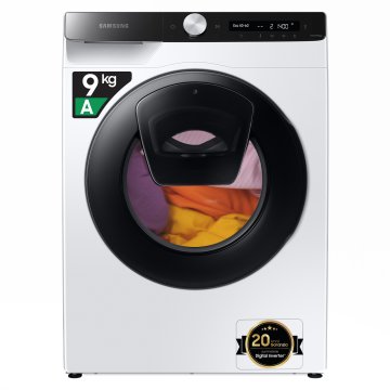 Samsung WW90T554DAE/S3 lavatrice a caricamento frontale Addwash™ 9 kg Classe A 1400 giri/min, Porta nera + Panel nero