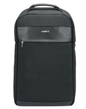 Mobilis PURE BACKPACK 39,6 cm (15.6") Zaino Nero, Argento