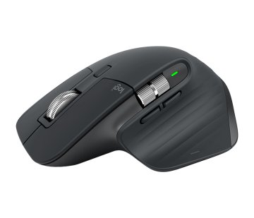 Logitech MX Master 3 Mouse Wireless Avanzato, Ricevitore Bluetooth o USB 2,4 GHz, Scorrimento ‎Ultrarapido, 4000 DPI Qualsiasi Superficie, Ergonomico, 7 Pulsanti, PC/Mac/Laptop/iPadOS - Grigio Chiaro