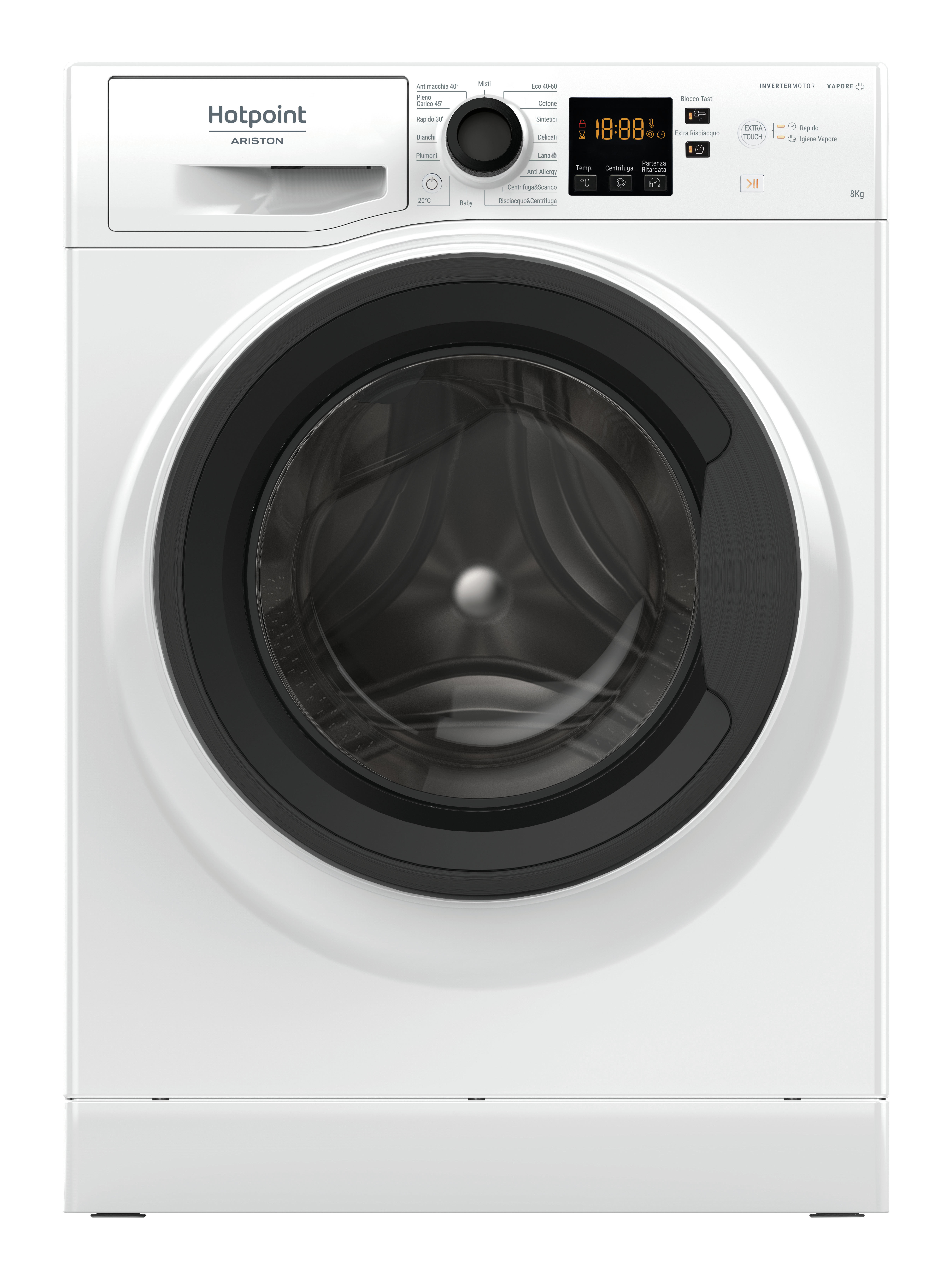 NF823WKITN - Hotpoint NF823WK IT N lavatrice Caricamento frontale 8 kg 1200  Giri/min D Bianco - Lavatrici carica frontale - Lavatrici - Negozi  Elettronica Roma - Radionovelli