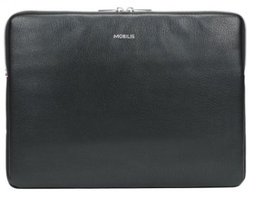 Mobilis PURE SLEEVE 35,6 cm (14") Custodia a tasca Nero, Argento
