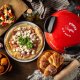 Ariete 909/10 Pizza in 4’ Minuti, Forno per pizza, 1200 W, 5 livelli di cottura, Temperatura Max 400°C, Pietra refrattaria anti-aderente, Rosso 3