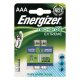 Energizer 7638900350005 batteria per uso domestico Batteria ricaricabile Mini Stilo AAA Nichel-Metallo Idruro (NiMH) 2