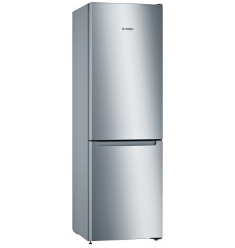 Bosch Serie 2 KGN36NLEA frigorifero con congelatore Libera installazione 305 L E Stainless steel