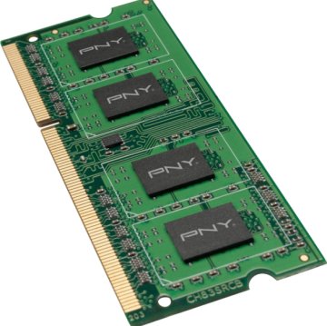 PNY 4GB, DDR3, 1600 MHz, 1.5 V, SO-DIMM memoria