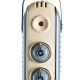 Ariete 837 Radiatore a olio Vintage Celeste - 7 elementi riscaldanti - 3 livelli di potenza - Maniglia e ruote per facile trasporto - max 1500 Watt 4