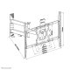 Neomounts FPMA-W460BLACK Supporto TV a parete 42-70