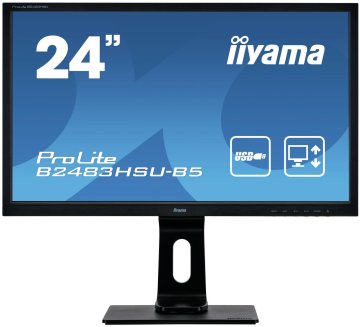 iiyama ProLite B2483HSU-B5 Monitor PC 61 cm (24") 1920 x 1080 Pixel Full HD LED Nero