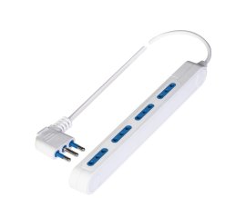Poly Pool PP2520 prolunghe e multiple 1,5 m 4 presa(e) AC Interno Blu, Bianco