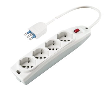 Poly Pool PP0421 prolunghe e multiple 1,5 m 4 presa(e) AC Interno Bianco
