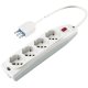 Poly Pool PP0421 prolunghe e multiple 1,5 m 4 presa(e) AC Interno Bianco 2