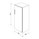 Smeg CV275NF congelatore Congelatore verticale Libera installazione 214 L F Bianco 3