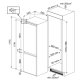 Smeg C3170NF frigorifero con congelatore Da incasso 262 L F Bianco 3