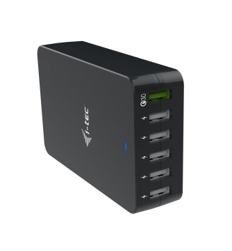 i-tec CHARGER6P52WUK Caricabatterie per dispositivi mobili Universale Nero AC Ricarica rapida Interno