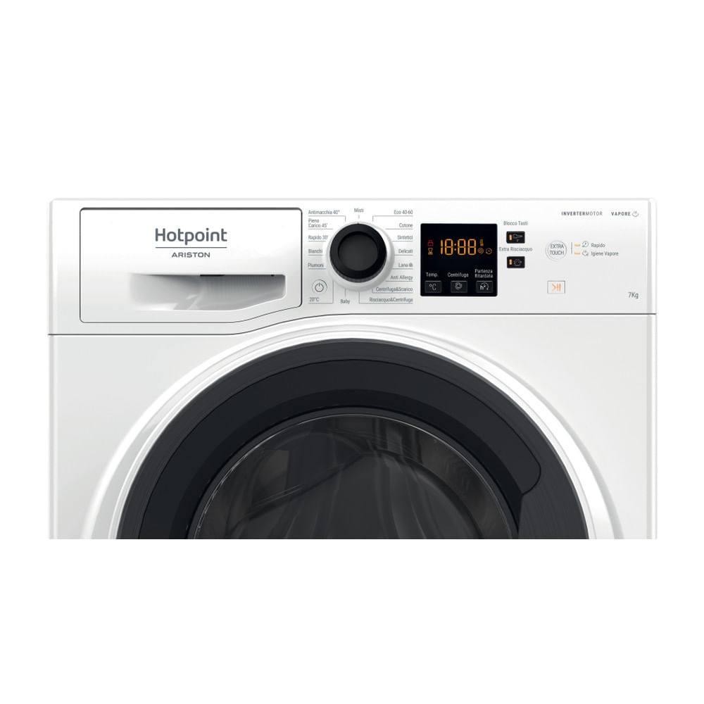 NF723WKITN - Hotpoint NF723WK IT N lavatrice Caricamento frontale 7 kg 1200  Giri/min D Bianco - Lavatrici carica frontale - Lavatrici - Negozi  Elettronica Roma - Radionovelli