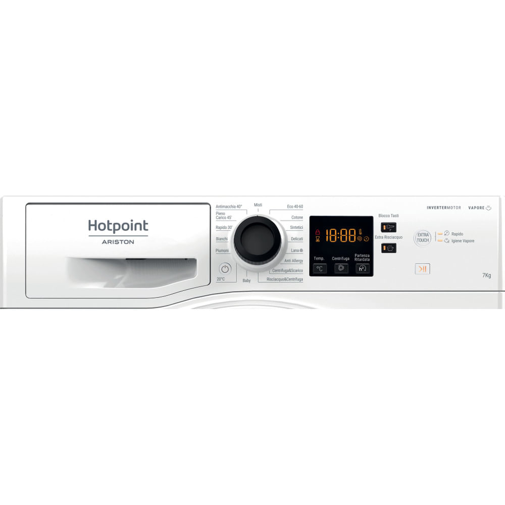 NF723WKITN - Hotpoint NF723WK IT N lavatrice Caricamento frontale 7 kg 1200  Giri/min D Bianco - Lavatrici carica frontale - Lavatrici - Negozi  Elettronica Roma - Radionovelli