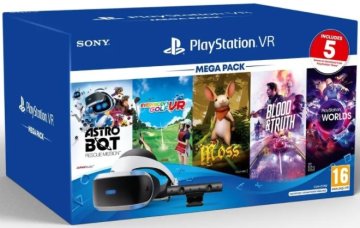 Sony PS VR – Mega Pack v3 Occhiali immersivi FPV 610 g Nero, Bianco