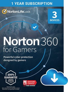 NortonLifeLock Norton 360 for Gamers Sicurezza antivirus Base 1 licenza/e 1 anno/i