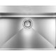 CM filoraggiato mix 77 x 50 Lavello montato su piano Rettangolare Acciaio inox 2