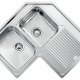 CM Zenith 83x83 2V Lavello ad incasso Rettangolare Acciaio inox 2