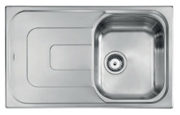 CM Pizzica 79x50 1V Lavello ad incasso Rettangolare Acciaio inox