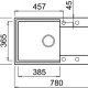 Elleci Easy 290 G43 Lavello montato su piano Rettangolare Granitek 3