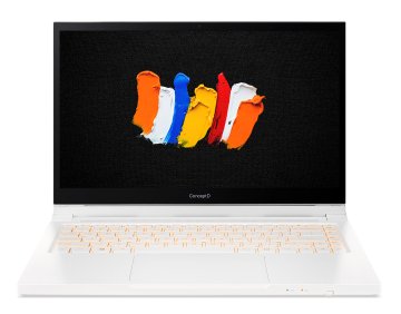 Acer ConceptD CC314-72G-79PF Intel® Core™ i7 i7-10750H Ibrido (2 in 1) 35,6 cm (14") Touch screen Full HD 8 GB DDR4-SDRAM 512 GB SSD NVIDIA® GeForce® GTX 1650 Wi-Fi 6 (802.11ax) Windows 10 Pro Bianco