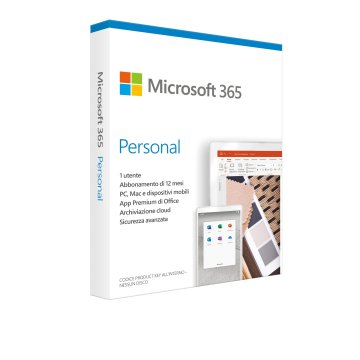 Microsoft 365 Personal, 1 Persona, 1 Anno, Scatola