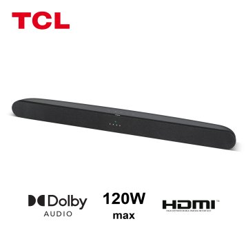 TCL 6 Series TS6100 altoparlante soundbar Nero 2.0 canali 120 W