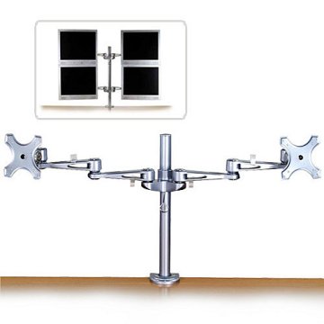 Lindy 40697 Supporti a parete per TV Scrivania Argento