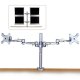 Lindy 40697 Supporti a parete per TV Scrivania Argento 2