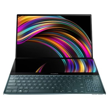 [ricondizionato] ASUS Zenbook Pro Duo UX581GV-H2003R Computer portatile 39,6 cm (15.6") Touch screen 4K Ultra HD Intel® Core™ i7 i7-9750H 32 GB DDR4-SDRAM 1 TB SSD NVIDIA® GeForce RTX™ 2060 Wi-Fi 6 (8